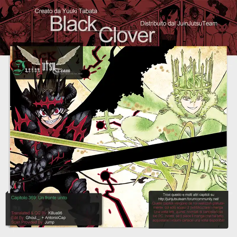 Black Clover Capitolo 369 page 1