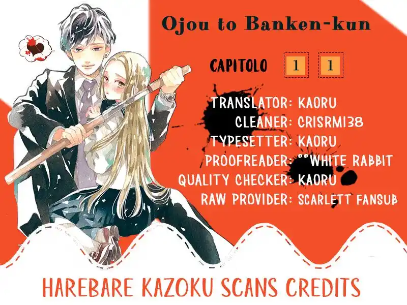 Ojou to Banken-kun Capitolo 11 page 1